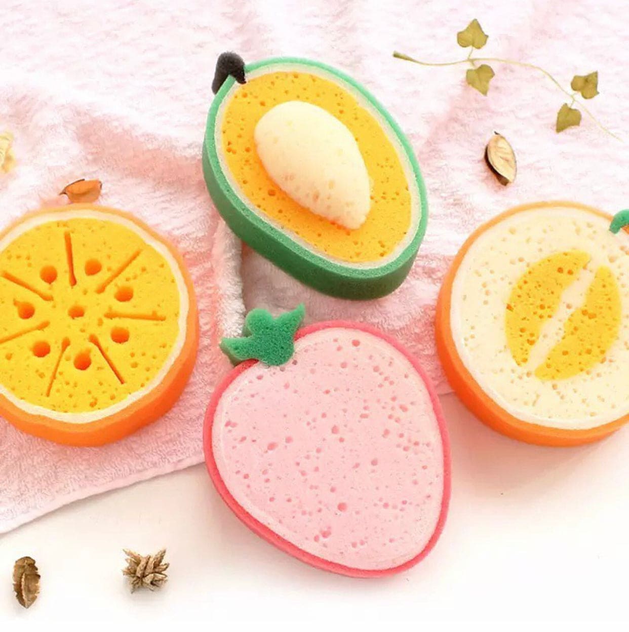 Cute Fruit Shaped Dishwashing Sponge, Kitchen Cleaning Dishcloths For Glass, Fruit Shape Thickening Bath Scrubbing Sponge Scouring Pad Cute Fruit Shaped Dishwashing Sponge, Kitchen Cleaning Dishcloths For Glass, Fruit Shape Thickening Bath Scrubbing Sponge Scouring Pad